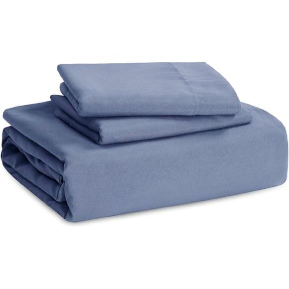 Blue Duvet Cover Queen Size - Soft Prewashed Queen Duvet Cover Set 3 Pieces - Picture 3 of 6
